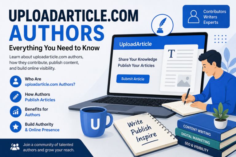 uploadarticle.com authors: A Complete Guide to Understanding the Platform, Contributors, and Content Publishing uploadarticle.com authors