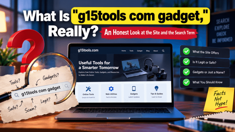 What Is “g15tools com gadget,” Really? An Honest Look at the Site and the Search Term What Is "g15tools com gadget," Really? An Honest Look at the Site and the Search Term
